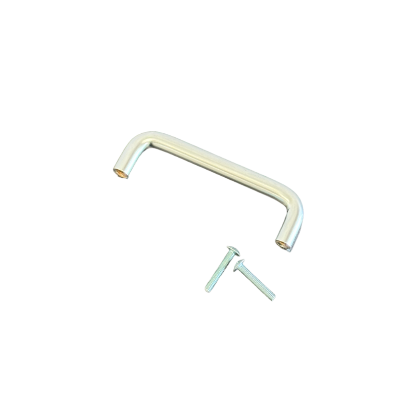 Modar D Pull Handle for Roller Shutters - Steel Satin Chrome 96mm CTC