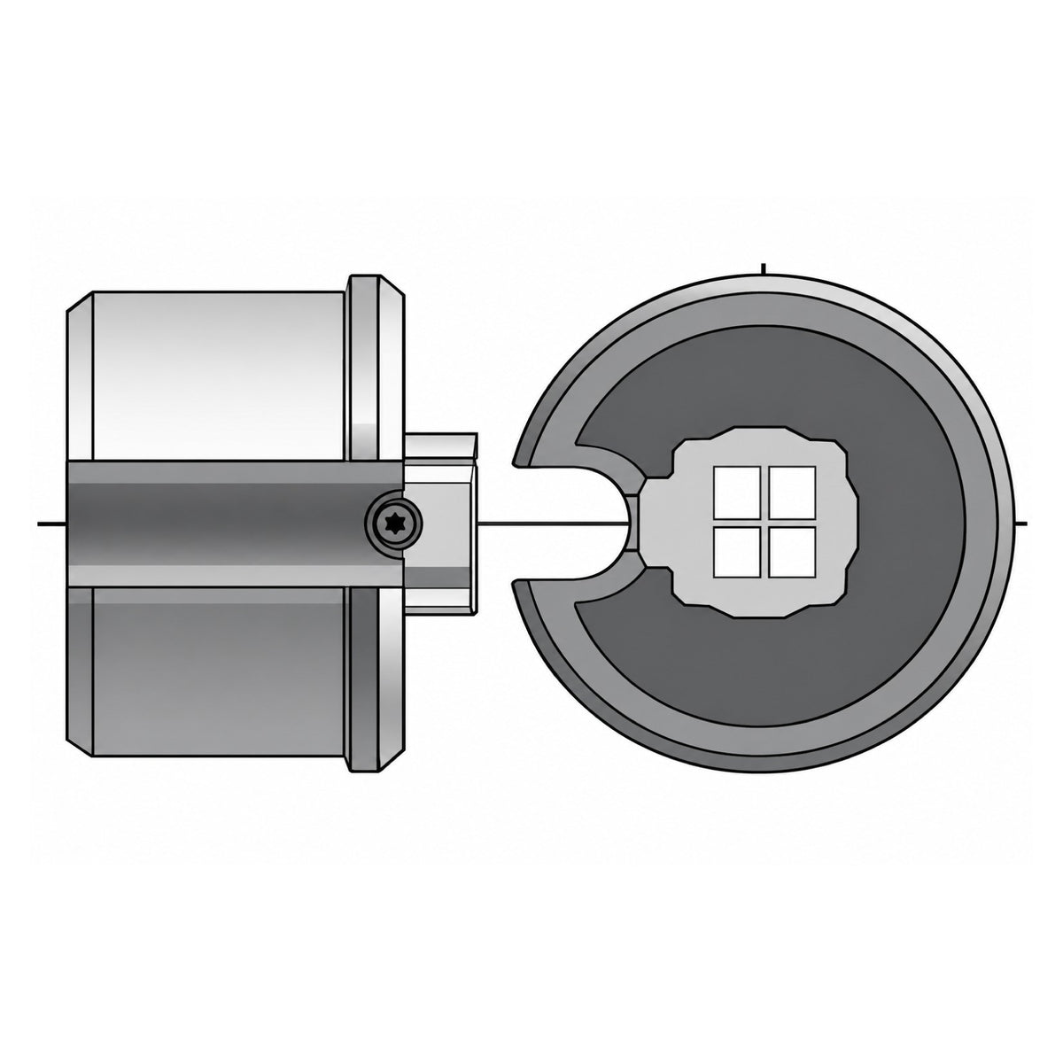 Somfy PLUG END Ø 50 WITHOUT SHAFT | Pre-Order
