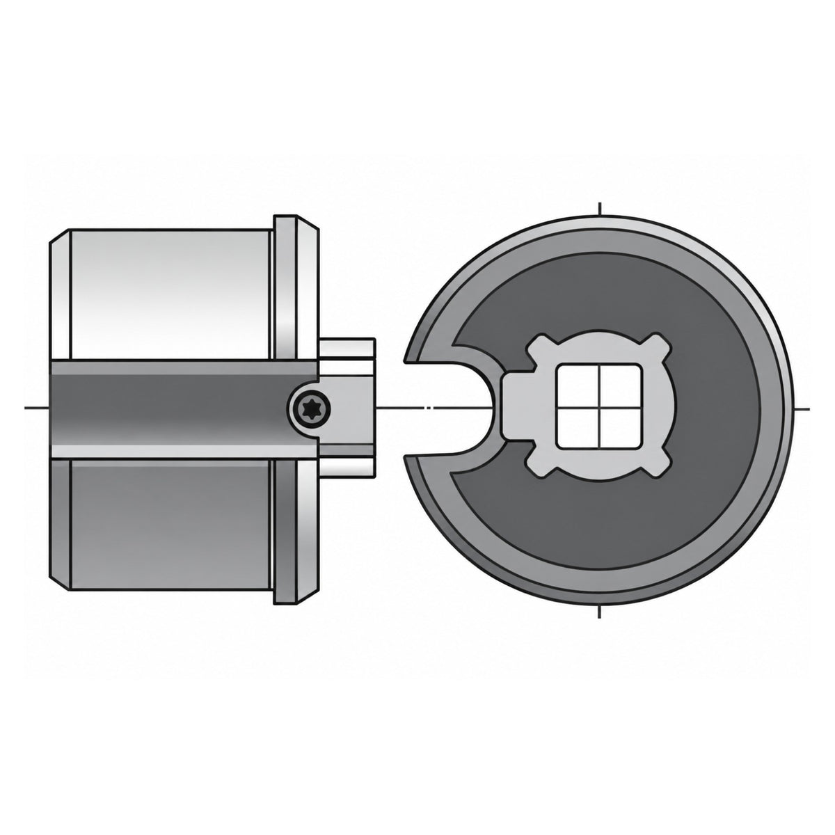 Somfy PLUG END Ø 78 WITHOUT SHAFT | Pre-Order