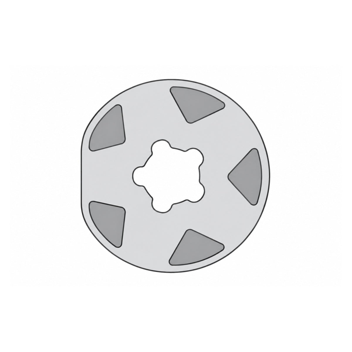 Somfy WHEEL ALUMINIUM Ø 102 x 2mm ROUND TUBE | Pre-Order