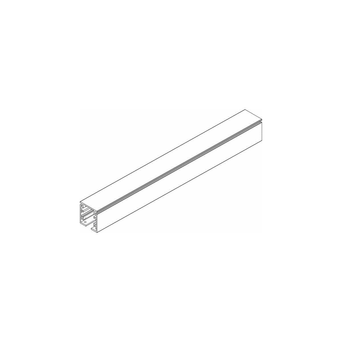 Alpha CMVT Vertical Blind Aluminium Track – 6m (6 Pack)