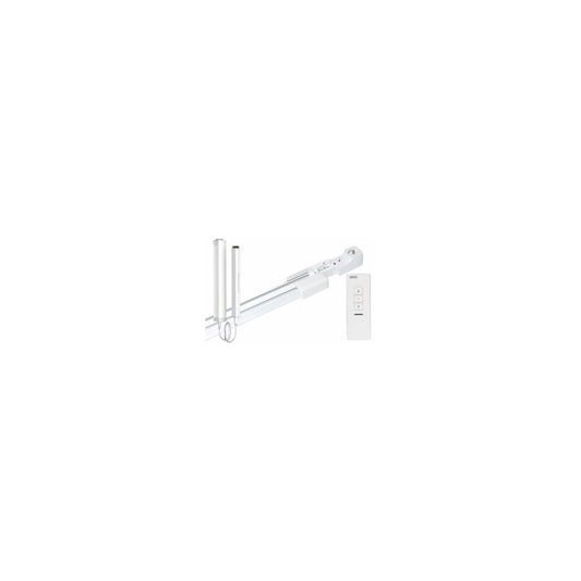 Alpha Extendable Curtain Track Kit 2.2–4.0m with Rechargeable DC Motor
