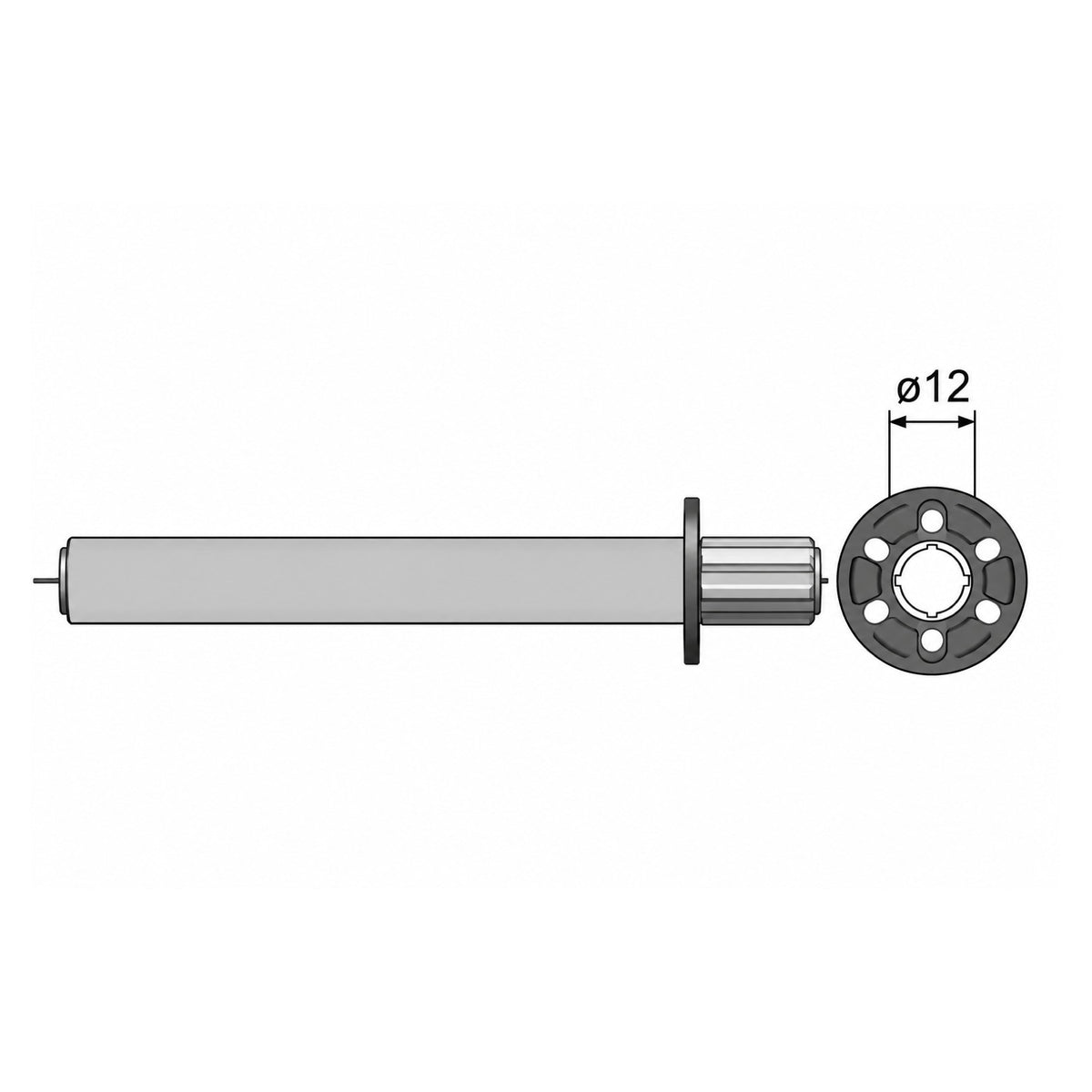Somfy PLUG END SHAFT Ø 12mm | Pre-Order