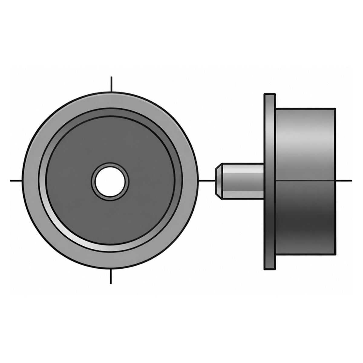 Somfy PLUG END Ø 50 WITH Ø 12mm SHAFT | Pre-Order
