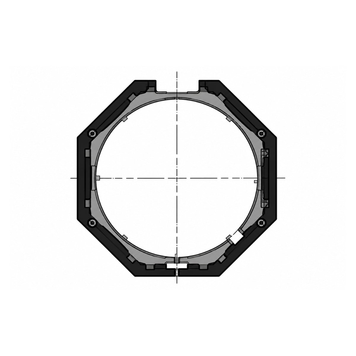 Somfy CROWN Ø 40mm OCTAGONAL TUBE Deprat | Pre-Order