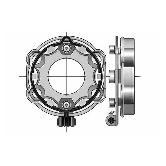 Somfy UNIVERSAL ZAMACK BRACKET WITH LOCKING RING | Pre-Order