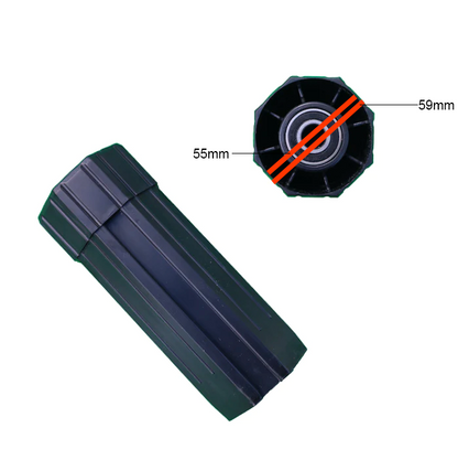 Octagonal Axle insert insert with bearing - HIGH STRENGTH
