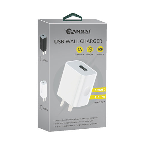 USB Wall Charger 1.0A
