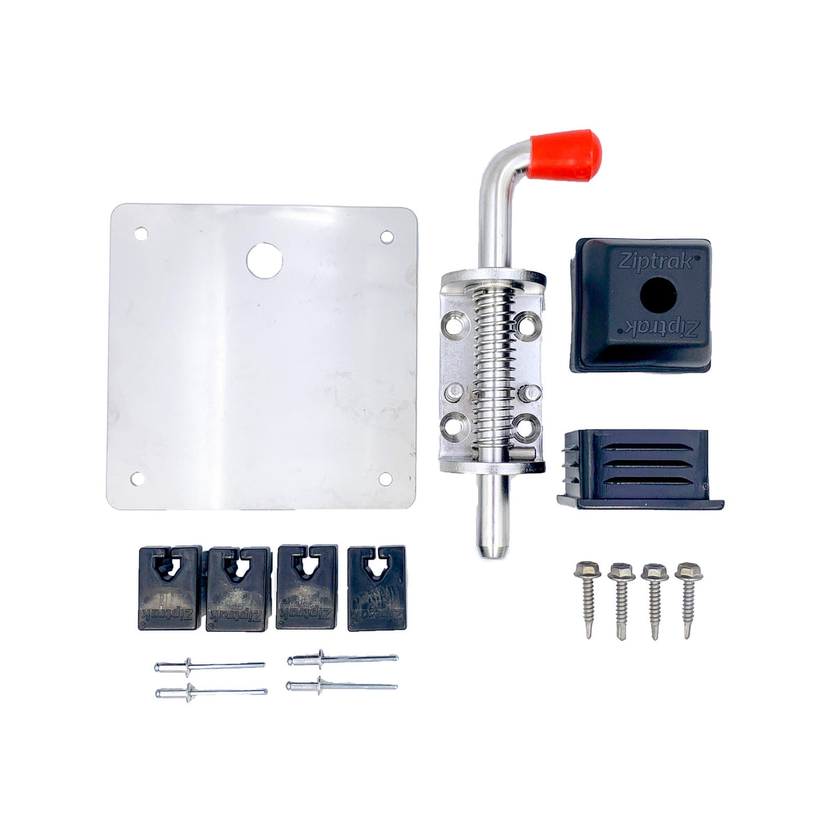Ziptrak removable post component kit