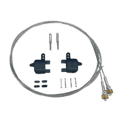 Ziptrak® Cable-Guided Cable Assembly & Guides – Set for 1 Blind