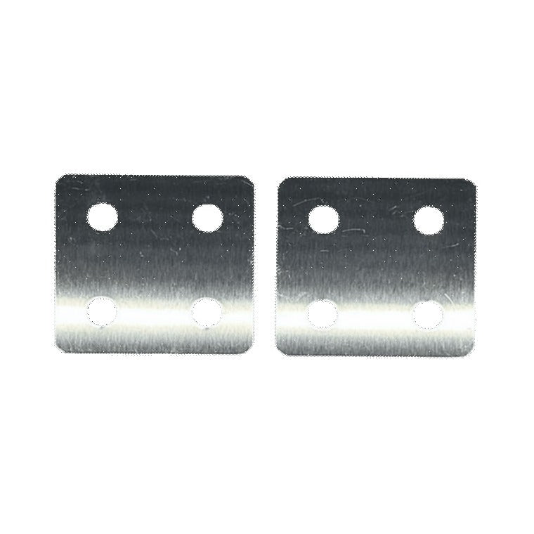 Ziptrak® Cable-Guided Pelmet Reinforcement Plates for Face Fix – Set for 1 Blind