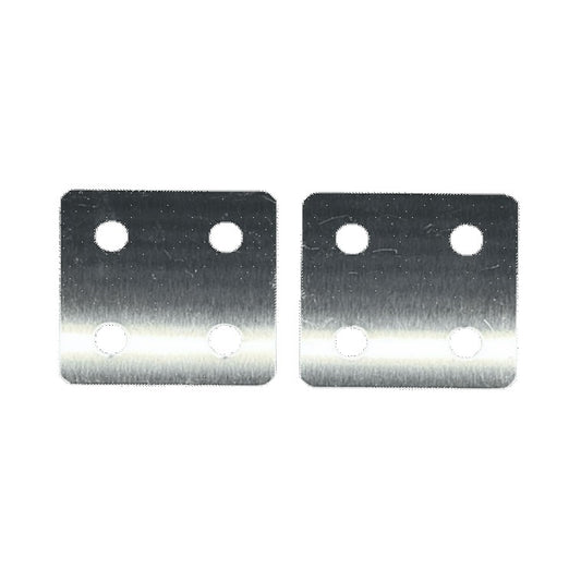 Ziptrak® Cable-Guided Pelmet Reinforcement Plates for Face Fix – Set for 1 Blind