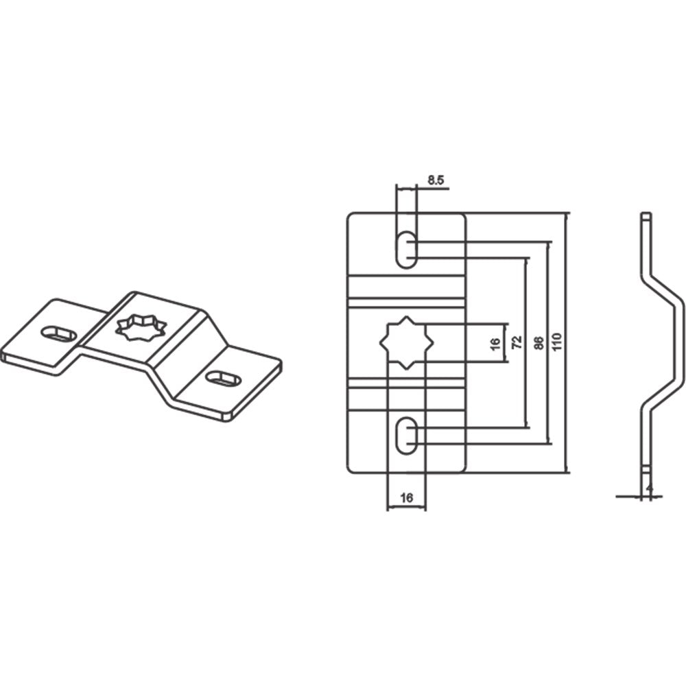 Alpha WSA3007 Motor Bracket