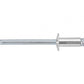 Aluminium / Steel - Dome Head Rivets - Head Length 8.6mm