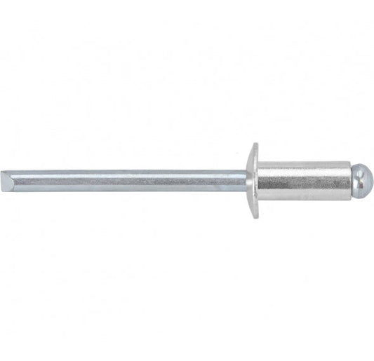 Aluminium / Steel - Dome Head Rivets - Head Length 8.6mm