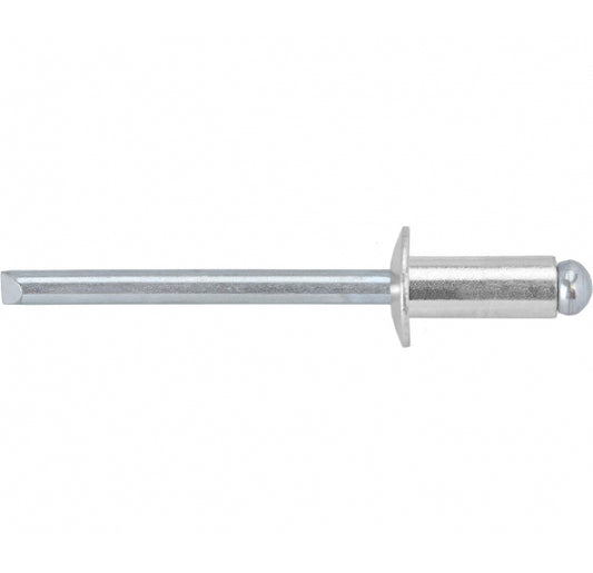 Aluminium / Steel - Dome Head Rivets - Head Length 7.0mm