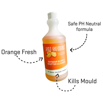 NU SHINE Outdoor Blind Cleaner