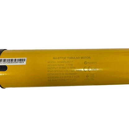 Nu Style Tubular Motor 240V for Electric Roller Shutter